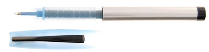 Stylo bille roulante&nbsp;Faber-Castell,&nbsp;s&eacute;rie&nbsp;Basic Pens&nbsp;Bleu