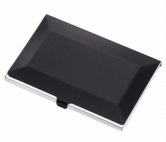 Porte-cartes de visite&nbsp;Aeropen International,&nbsp;s&eacute;rie&nbsp;Metal gift&nbsp;Noir