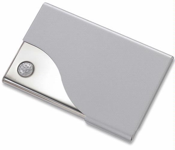 Porte-cartes de visite Aeropen International, série Metal gift Argent