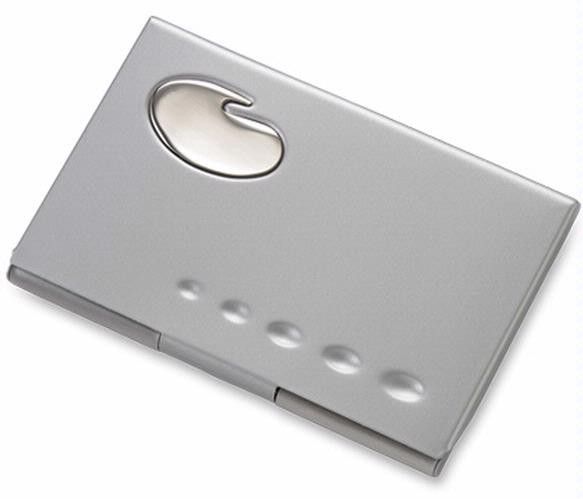 Porte-cartes de visite Aeropen International, série Metal gift Argent