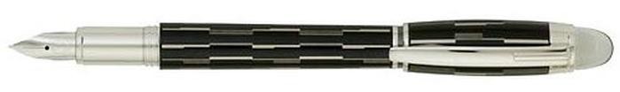 Stylo plume Mont Blanc, série Starwalker Black Mystery Noir
