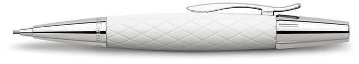 Porte mine Faber-Castell, série E-motion Rhombus Blanc