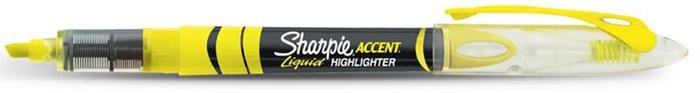 Surligneur&nbsp;Sharpie,&nbsp;s&eacute;rie&nbsp;Accent® Highlighter - Liquid Pen&nbsp;Jaune fluo