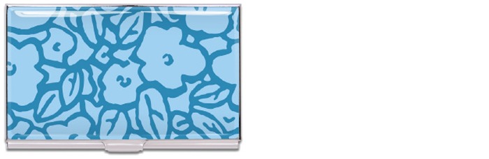 Porte-cartes de visite&nbsp;Acme Writing Tools,&nbsp;s&eacute;rie&nbsp;Michael Graves&nbsp;Bleu