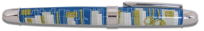 Stylo bille roulante Acme Writing Tools, série Thomas Marutschke Multicolore