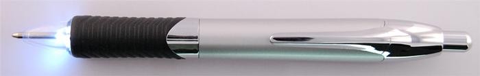 Stylo bille lumineux KLM, série Light Pen Argent