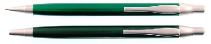 KLM Set ballpoint & pencil, Aluminium serie Green