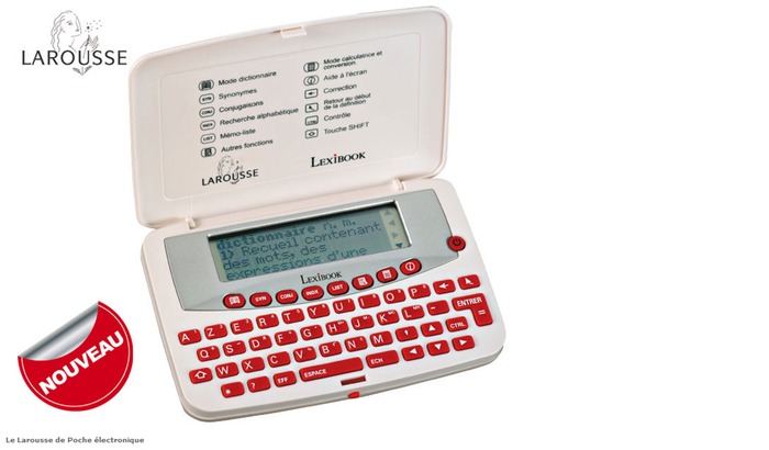 Dictionnaire LarousseLexibook, série Electronique Argent