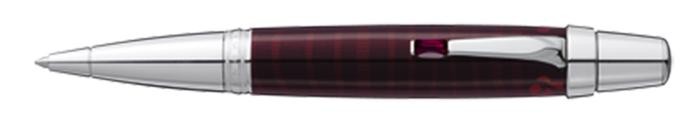 Stylo bille&nbsp;Mont Blanc,&nbsp;s&eacute;rie&nbsp;Bohème Precious metal&nbsp;Rouge