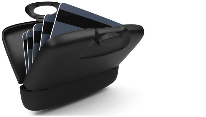 Porte-cartes Capsul, série Matt Noir