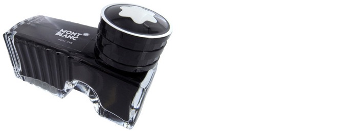 Mont Blanc Ink bottle, Refill & ink - Recharge & encre serie Red ink