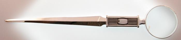 Coupe-papier&nbsp;Nostalgia,&nbsp;s&eacute;rie&nbsp;Metal&nbsp;Argent