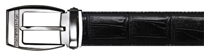 Ceinture Mont Blanc, série Contemporary line Belt Noir