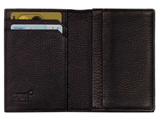 Porte-cartes de visite&nbsp;Mont Blanc,&nbsp;s&eacute;rie&nbsp;Soft Leather Range&nbsp;Brun