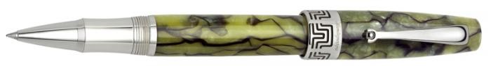 Stylo bille roulante Montegrappa , série Extra 1930 Multicolore Marble Green