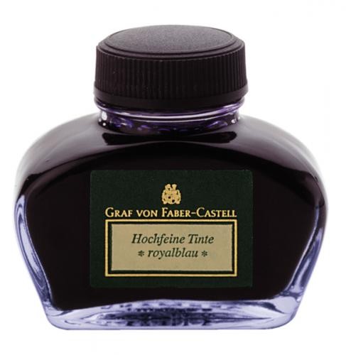 Faber-Castell Ink bottle, Refill & ink - Recharge & encre serie Royal blue ink