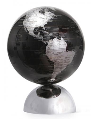 Globe Terrestre&nbsp;Kikkerland,&nbsp;s&eacute;rie&nbsp;HOME + ORGANIZATION &nbsp;Noir