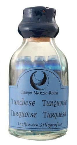 Cartouche d'encre Campo Marzio Design, série Refill & ink - Recharge & encre Encre turquoise