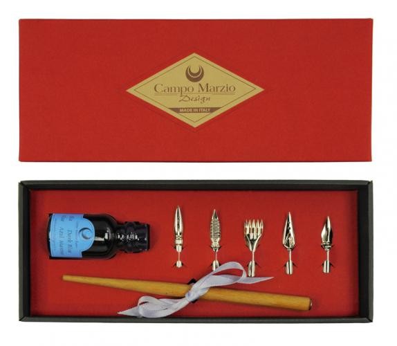 Porte-plume&nbsp;Campo Marzio Design,&nbsp;s&eacute;rie&nbsp;Calligraphy&nbsp;Rouge