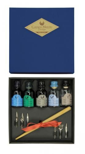 Porte-plume&nbsp;Campo Marzio Design,&nbsp;s&eacute;rie&nbsp;Calligraphy&nbsp;Bleu