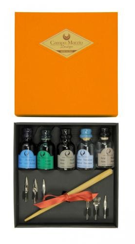 Porte-plume&nbsp;Campo Marzio Design,&nbsp;s&eacute;rie&nbsp;Calligraphy&nbsp;Orange