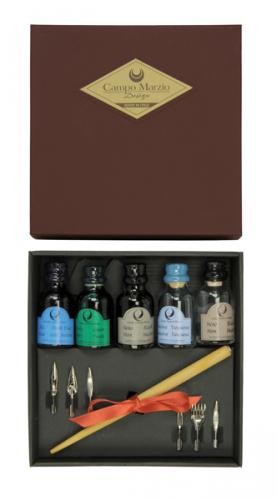 Porte-plume&nbsp;Campo Marzio Design,&nbsp;s&eacute;rie&nbsp;Calligraphy&nbsp;Brun