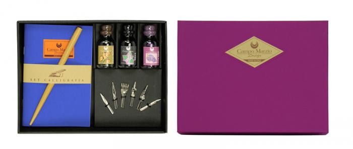 Porte-plume&nbsp;Campo Marzio Design,&nbsp;s&eacute;rie&nbsp;Calligraphy&nbsp;Pourpre