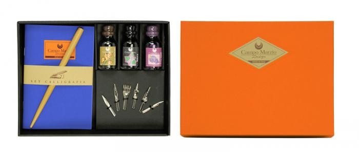 Porte-plume&nbsp;Campo Marzio Design,&nbsp;s&eacute;rie&nbsp;Calligraphy&nbsp;Orange