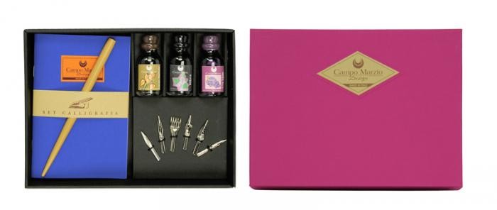 Porte-plume&nbsp;Campo Marzio Design,&nbsp;s&eacute;rie&nbsp;Calligraphy&nbsp;Fuchsia