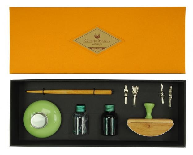 Porte-plume&nbsp;Campo Marzio Design,&nbsp;s&eacute;rie&nbsp;Calligraphy&nbsp;Vert