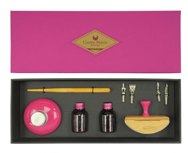 Porte-plume&nbsp;Campo Marzio Design,&nbsp;s&eacute;rie&nbsp;Calligraphy&nbsp;Fuchsia
