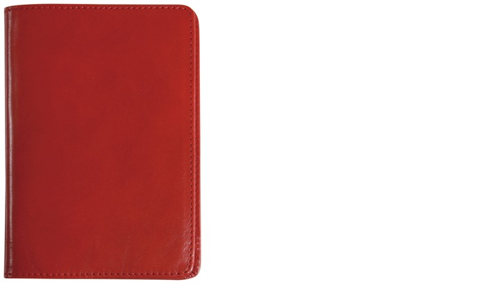 Porte-passeport Mignon, série Boboli Rouge