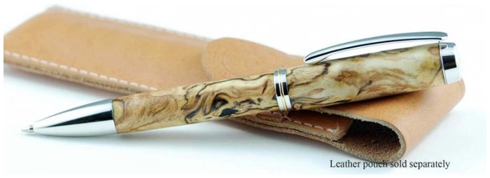 Stylo bille Ecowoodturner, série Jr.Gentlemen's Brun