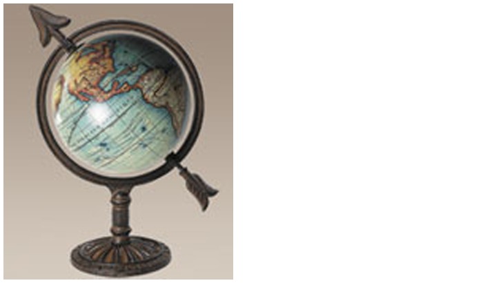 Globe Terrestre&nbsp;Authentic Models,&nbsp;s&eacute;rie&nbsp;Globes&nbsp;Multicolore