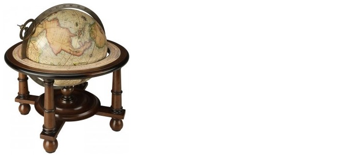 Globe Terrestre Authentic Models, série Globes Brun