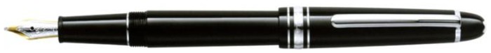 Stylo plume Mont Blanc, série Meisterstuck Platinum Line Classique Noir