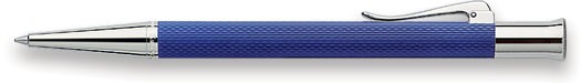 Stylo bille Faber-Castell, série Guilloche Resin Bleu