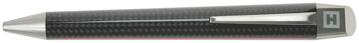 Stylo bille Edelberg, série Sloop Carbon ligne rouge