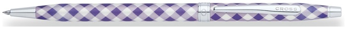 Stylo bille Cross, série Century Gingham Violet