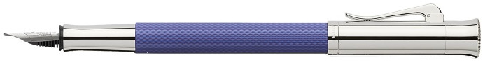 Stylo plume Faber-Castell, série Guilloche Resin Bleu