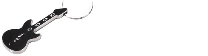 Porte-clés Troika, série Keyrings Noir
