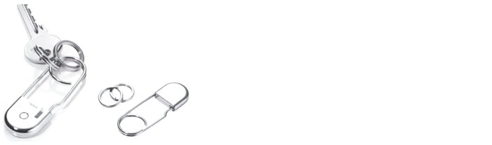 Porte-clés Troika, série Keyrings Chrome