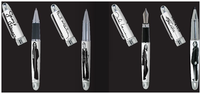 Ensemble Acme Writing Tools, série THE BEATLES Noir