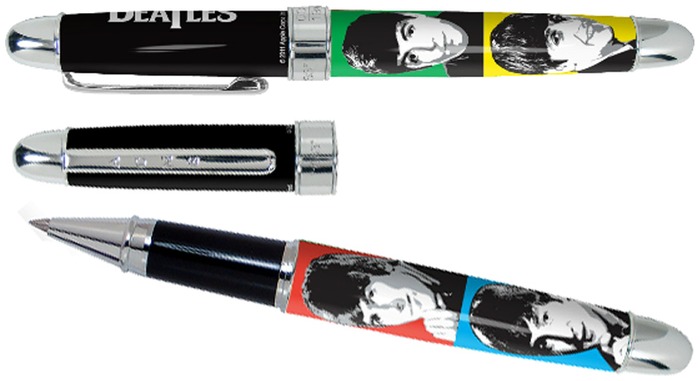 Stylo bille roulante Acme Writing Tools, série Beatles 1963 Multicolor