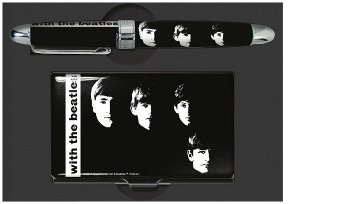 Ensemble Acme Writing Tools, série BEATLES With the Beatles Noir