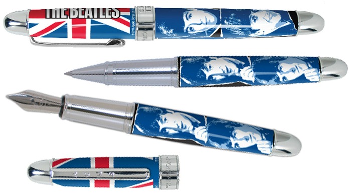Ensemble Acme Writing Tools, série BEATLES Invasion Multicolore
