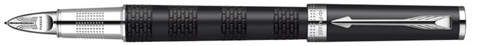 Nouveau mode d'écriture Parker, série 5th Noir Caoutchouc CT Large