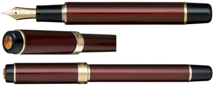 Sailor pen Fountain pen, Amber Kohaku  serie Amber