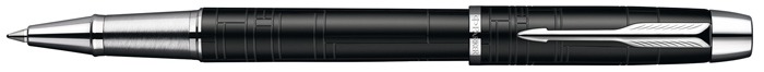 Stylo bille roulante Parker, série IM Premium Noir mat CT