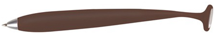 Stylo à bille Wellspring, série Wiggle pens Brun